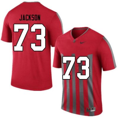 NCAA Ohio State Buckeyes Men's #73 Jonah Jackson Retro Nike Football College Jersey QZI1145FV